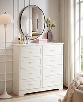Simplie Fun 3-Drawer Bedroom Chest with 8-Drawer Dresser
