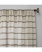 Clean Window Twill Stripe Anti-Dust Curtain Panel, 52" x 84"