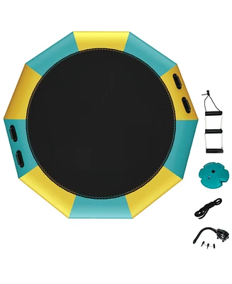 10 Feet Inflatable Splash Padded Water Bouncer Trampoline
