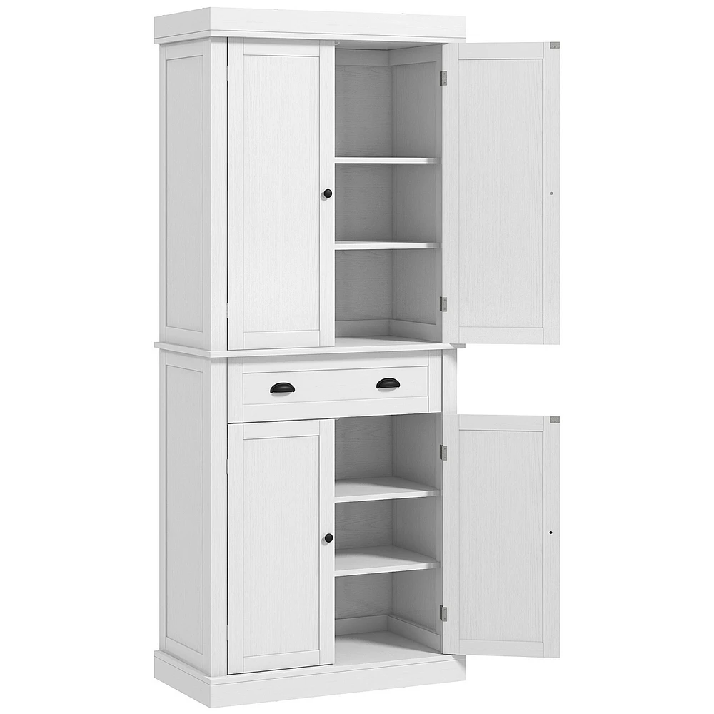 Streamdale Furniture Freestanding Kitchen Pantry Cabinet with Storage