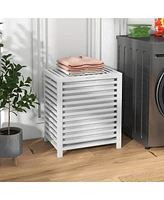 Bamboo Laundry Hamper with Lid & Liner