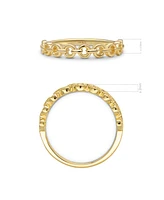 Devata 14K Gold Cable Link Ring