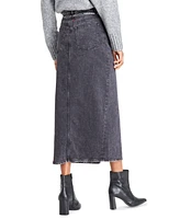 Hugo Women's Gatje Denim String-Belt Maxi Skirt