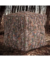 Sugift Hunting Blind 360 Degree One-Way See-Through Ground Blind for 2-3 Person