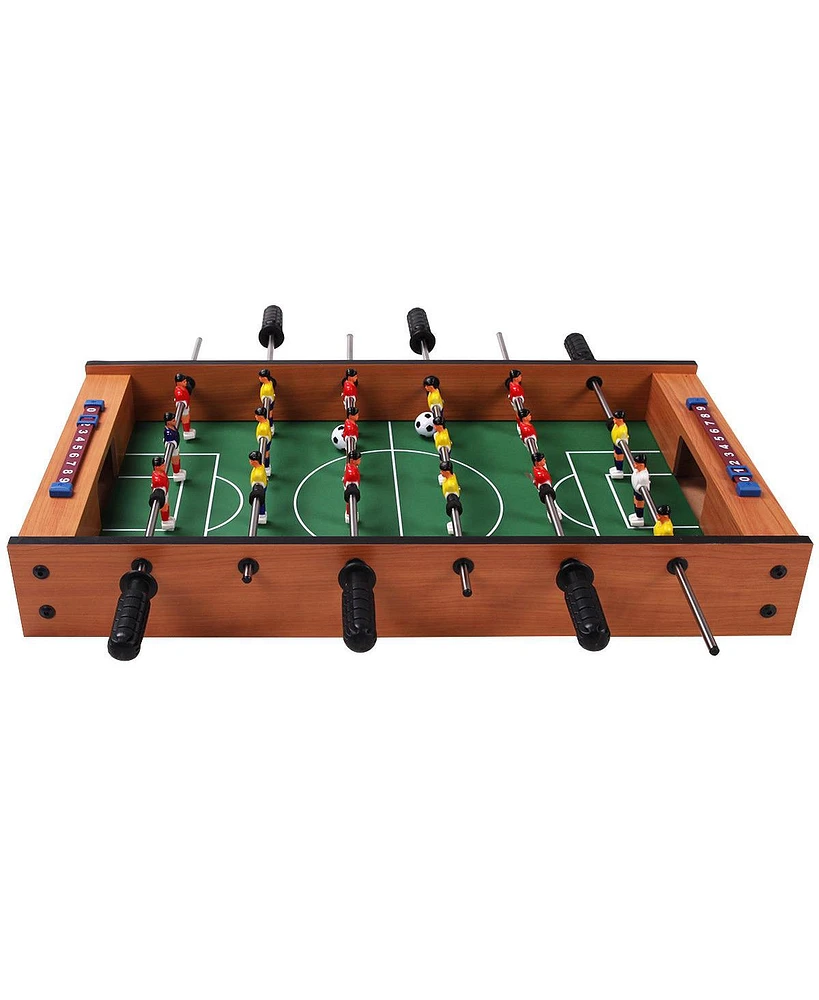 Sugift 2-in-1 Indoor/Outdoor Air Hockey Foosball Game Table