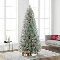 Puleo 7.5-ft. Stratford Pine Tree with 500 Clear Lights & Stand