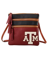 Dooney & Bourke Texas A&M Aggies Infield Triple Zip Crossbody Purse