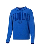 Concepts Sport Women's Royal Florida Gators Volley Long Sleeve Hoodie T-Shirt