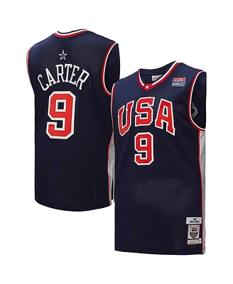 Mitchell & Ness Men's Vince Carter Navy Usa Basketball 2000 Authentic Jersey