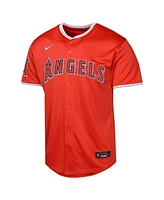 Nike Big Boys and Girls Red Los Angeles Angels Alternate Limited Jersey