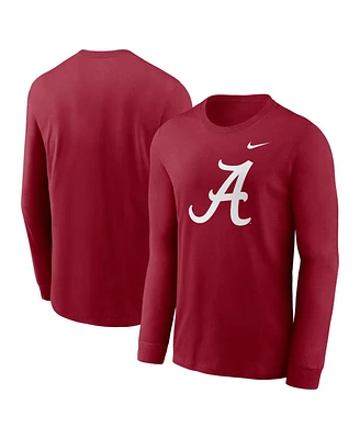 Nike Men's Crimson Alabama Tide Primary Logo Long Sleeve T-Shirt