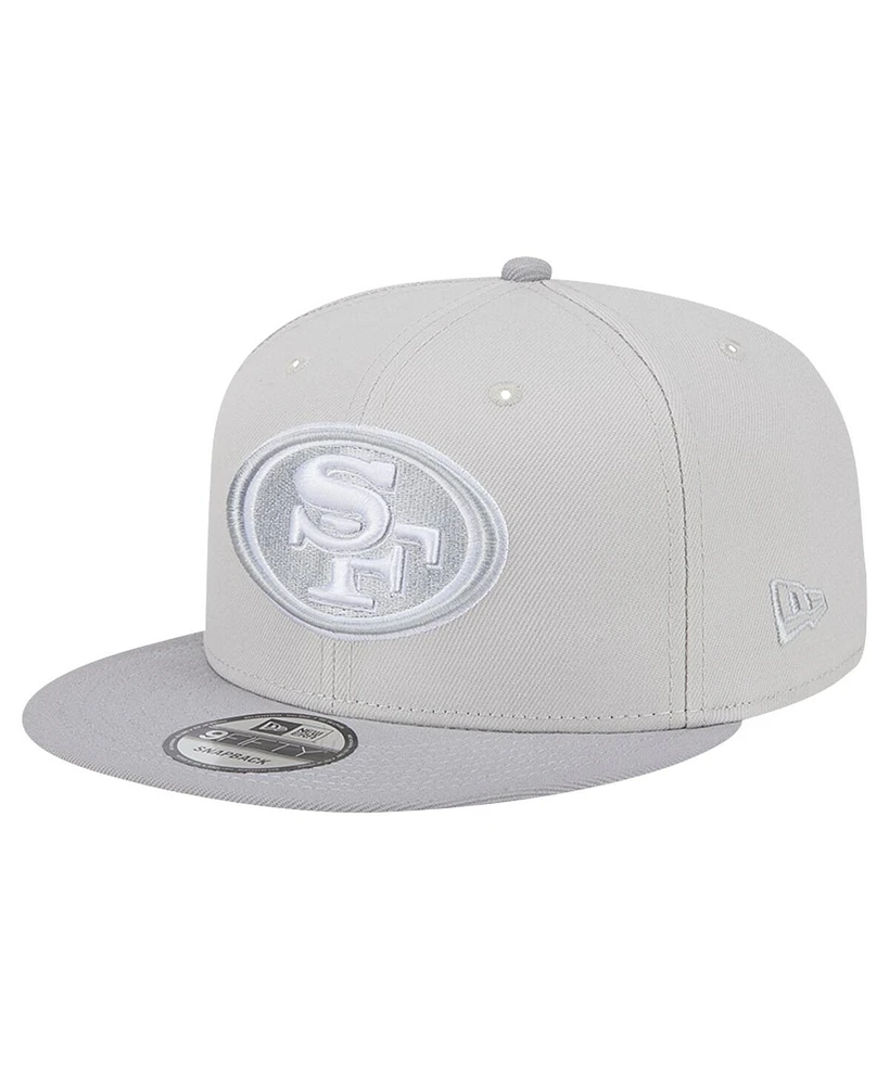 New Era Men's Stone/Gray San Francisco 49ers Two-Tone Color Pack 9FIFTY Snapback Hat