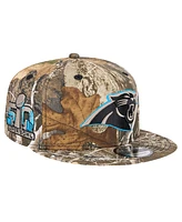 New Era Men's Realtree Camo Carolina Panthers Active 9FIFTY Snapback Hat