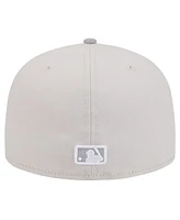 New Era Men's Khaki/Gray St. Louis Cardinals Two-Tone Color Pack 59FIFTY Fitted Hat