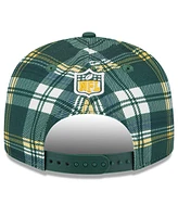 New Era Men's Green Green Bay Packers 2024 Sideline Statement 9FIFTY Snapback Hat