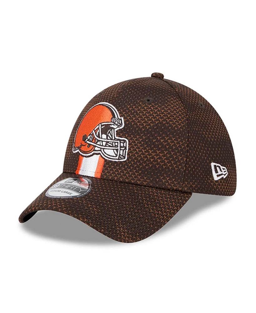 New Era Men's Brown Cleveland Browns 2024 Sideline 39THIRTY Flex Hat