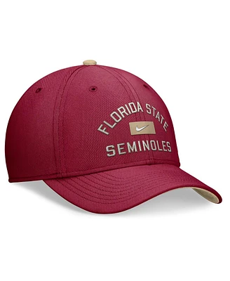 Nike Men's Garnet Florida State Seminoles Primetime Swoosh Flex Hat