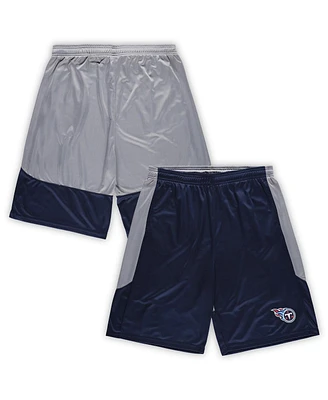 Fanatics Men's Navy Tennessee Titans Big Tall Team Logo Shorts