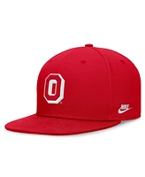 Nike Men's Scarlet Ohio State Buckeyes Legacy True Fitted Hat