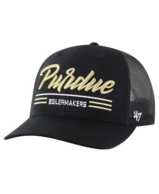 '47 Brand Men's Black Purdue Boilermakers Garner Trucker Adjustable Hat