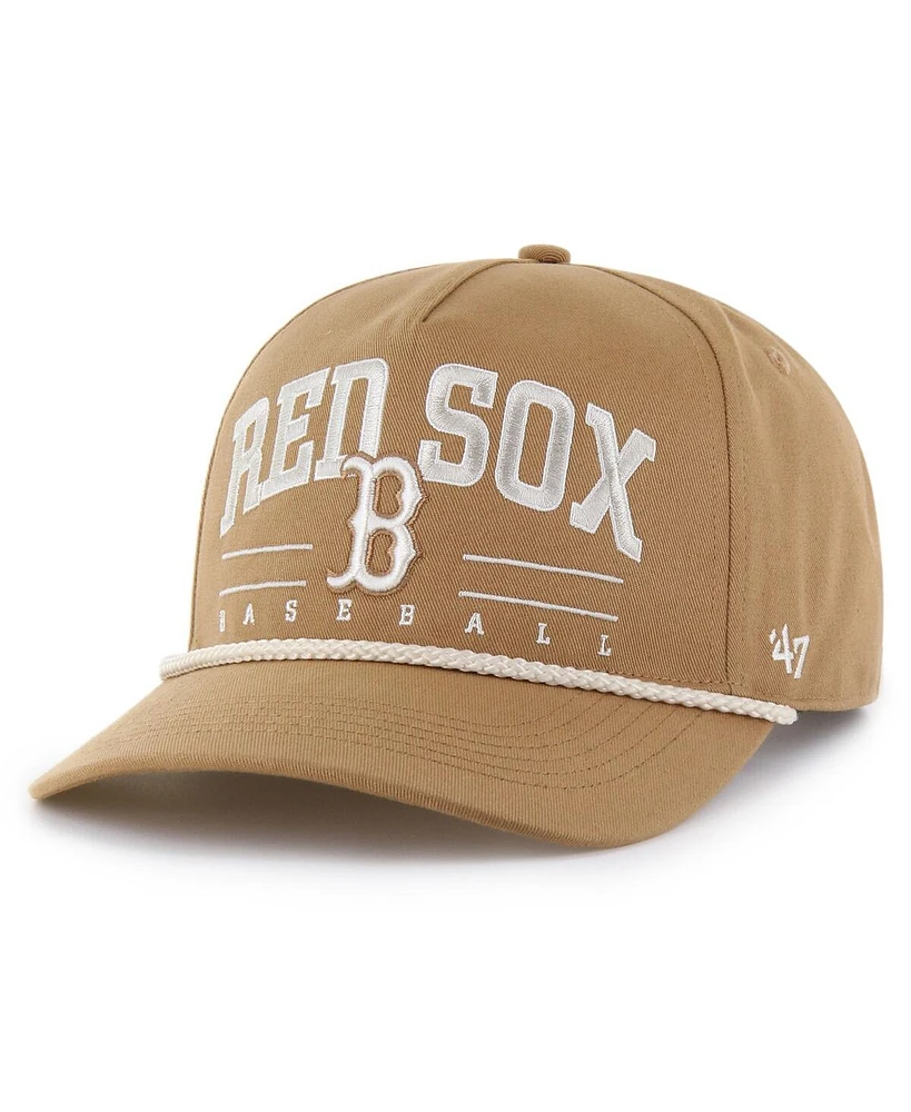 '47 Brand Men's Brown Boston Red Sox Neutral Roscoe Rope Hitch Adjustable Hat