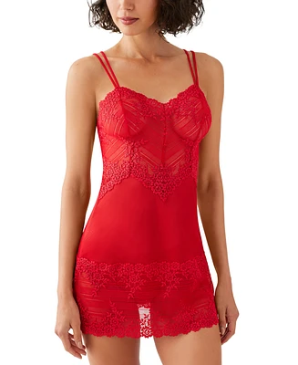 Wacoal Embrace Lace Sheer Chemise Lingerie Nightgown 814191