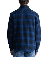 Buffalo David Bitton Men's Jalika Long Sleeve Button-Front Plaid Shirt Jacket