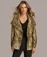 Donna Karan New York Women's Metallic Jacquard Jacket