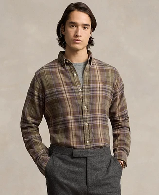 Polo Ralph Lauren Men's Classic-Fit Plaid Brushed Flannel Shirt