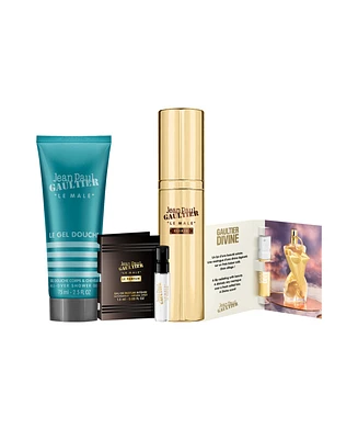 Free 4-Pc. Gift with $155 purchase from the Jean Paul Gaultier's Le Male Fragrance Collection - 4