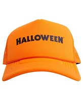 Contenders Clothing Men's and Women's Orange Halloween Logo Trucker Hat