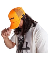 Contenders Clothing Men's and Women's Orange Halloween Logo Trucker Hat