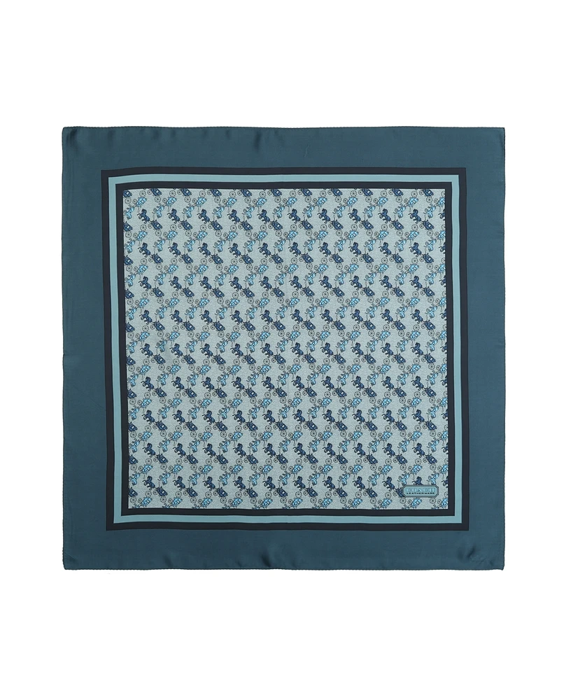 Coach Women's Horse and Carriage Print Silk Square Scarf