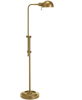 Dainolite 40" Metal Fedora 1 Light Adjustable Pharmacy Floor Lamp