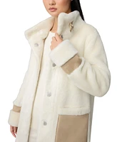 Soia & Kyo Women's Fiala Faux Sherpa Coat