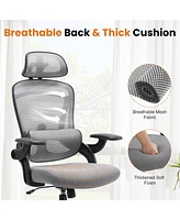 Streamdale Furniture Adjustable High Back Mesh Office Chair with Lumbar Support