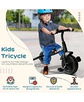 Streamdale Furniture 3-Wheel Recreation Ride-On Toddler Tricycle With Bell Indoor / Outdoor - Black