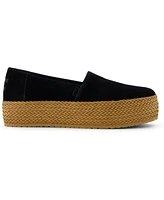 Toms Women's Valencia Suede Platform Espadrilles