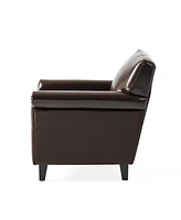 Classic Brown Club Chair: Timeless Elegance And Comfort