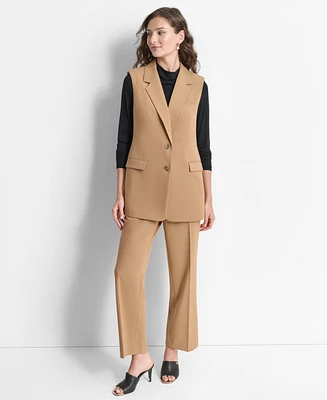 Dkny Women's Sleeveless Notched-Lapel Blazer