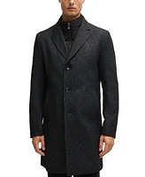 Boss by Hugo Men's Zip-Up Slim-Fit Coat