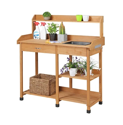 Yaheetech 47.6 H Wood Potting Bench