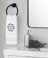 Skl Home Wreath Monogram Cotton Hand Towel, 16" x 26"