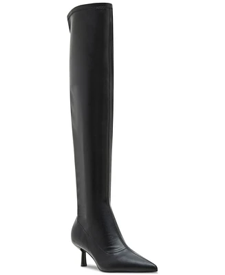 Madden Girl Deserai Over-The-Knee Kitten Heel Boots