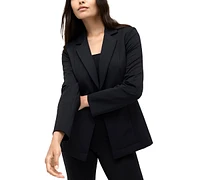 Kenneth Cole Women's Athletic-Stretch One-Button Notch-Collar Blazer