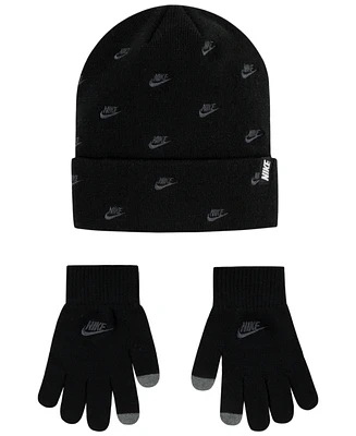 Nike Big Kids Futura Toss Peak Beanie Set