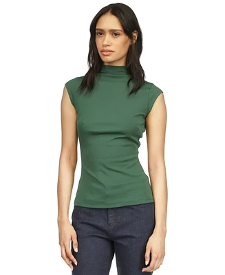 Michael Kors Women's Funnel-Neck Sleeveless Top