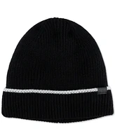 Kenneth Cole Reaction Men's Stripe Beanie & Scarf Set