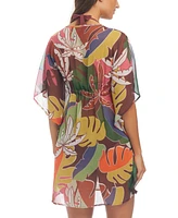 Bleu by Rod Beattie Women's Printed Caftan Cover-Up