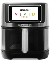 Kalorik Vivid Touch 5-Qt. Air Fryer with High-Resolution Touchscreen